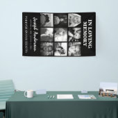 Aangepast 9 fotobegrafenis in het liefdevol geheug spandoek (Beurs)
