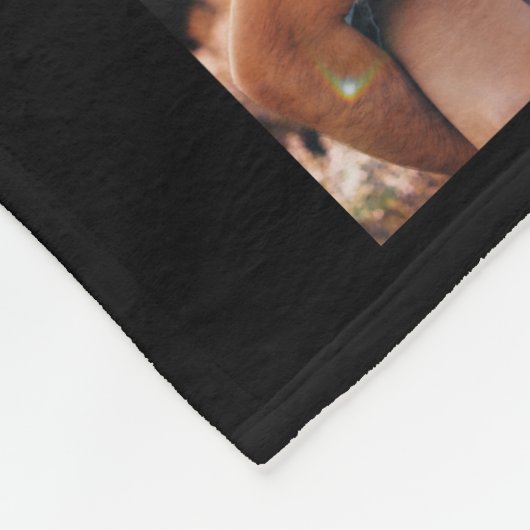 Aangepast 9 fotocollage fleece deken (Hoek)