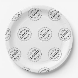 Aangepast 9 Inch Papier Bord met Logo Patroon