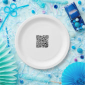 Aangepast 9 Inch Papier Bord met QR Code Ontwerp (Feest)