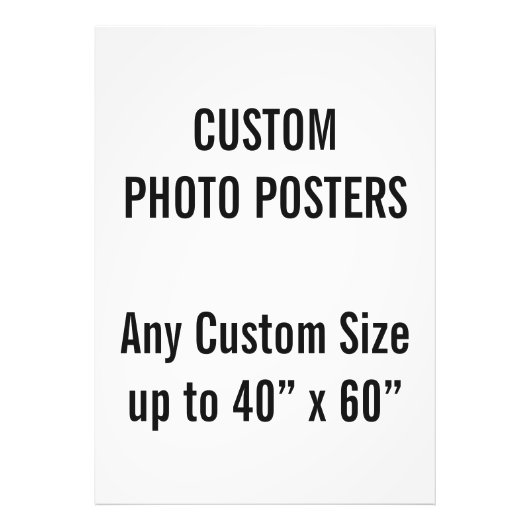Aangepast A0-Poster, tot 40 x 60 inch Foto Afdruk (Voorkant)