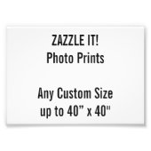 Aangepast A6 Foto afdrukken GB Lijst formaat (Voorkant)