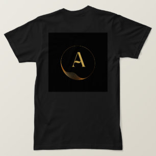 Aangepast A-symbool Monogram Gedrukte Mannen-kleur T-shirt
