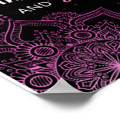 Aangepast aan mijn dochter Butterfly Blanket, Poster (Hoek)