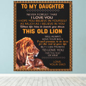 Aangepast aan mijn dochter canvas afdruk (Insitu (Houten vloer))