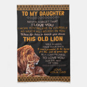 Aangepast aan mijn dochter theedoek (Verticaal)