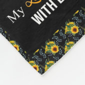 Aangepast aan mijn dochterbank. fleece deken (Hoek)