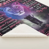 Aangepast aan mijn dochterbank. sherpa deken (3/4)