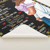 Aangepast aan mijn dochterbank. sherpa deken (3/4)