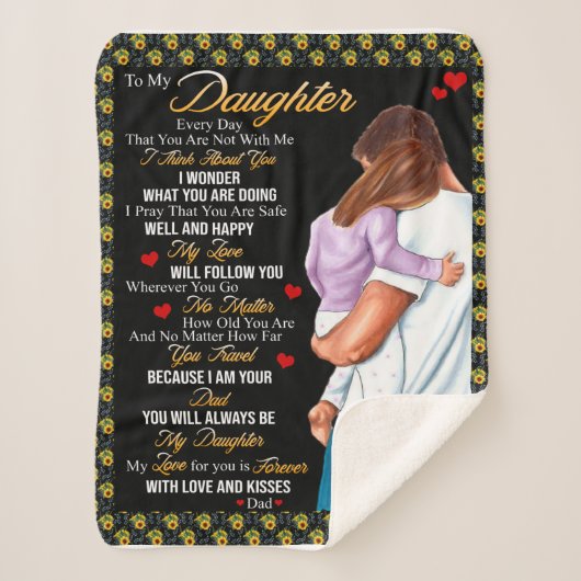 Aangepast aan mijn dochterbank. sherpa deken (Voorkant)