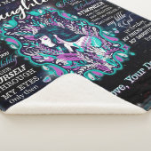 Aangepast aan mijn dochterbank. sherpa deken (3/4)