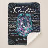 Aangepast aan mijn dochterbank. sherpa deken (Voorkant)