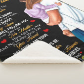 Aangepast aan mijn dochterbank. sherpa deken (3/4)