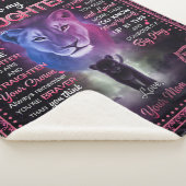 Aangepast aan mijn dochterbank. sherpa deken (3/4)