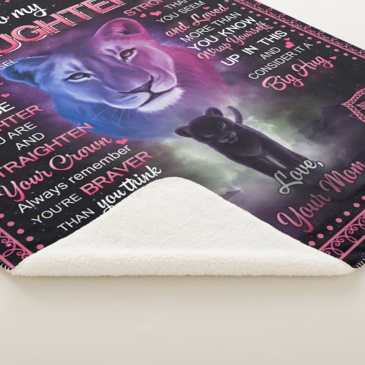 Aangepast aan mijn dochterbank. sherpa deken (3/4)