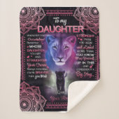 Aangepast aan mijn dochterbank. sherpa deken (Voorkant)