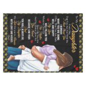 Aangepast aan mijn dochtermandje tafelkleed (Voorkant (Horizontaal))