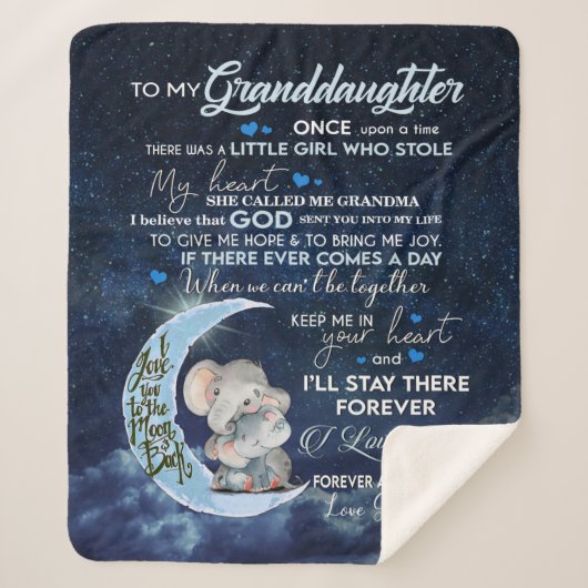 Aangepast aan mijn kleindochter sherpa deken (Voorkant)