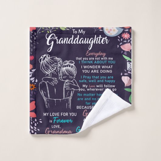 Aangepast aan mijn kleindochterbank washandje (Wasdoekje)