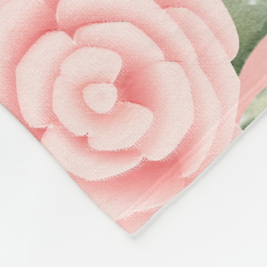 Aangepast aan mijn mooie dochter fleece deken (Hoek)