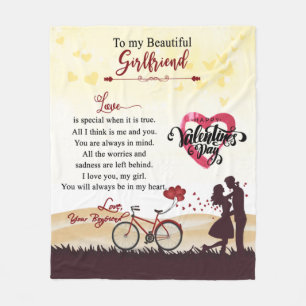 Aangepast aan mijn prachtige Vriendin Blanket Fleece Deken