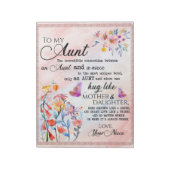 Aangepast aan mijn tante van Niece Notitieblok (Linkerzijde)