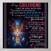 Aangepast aan mijn Vriendin Wolf Blanket, Poster (Voorkant)