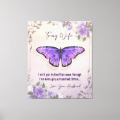 Aangepast aan mijn vrouw | Liefde brief van de ech Canvas Afdruk (Voorkant)