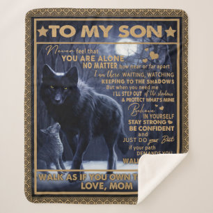 Aangepast aan mijn zoon sherpa deken