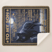 Aangepast aan mijn zoon sherpa deken (Voorkant (horizontaal))