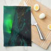 Aangepast aan personaliseren van noordelijk licht  theedoek (Quarter Fold)