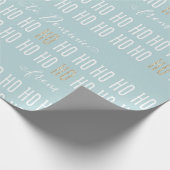 Aangepast - Aan: Uw kind, van: kerstman Cadeaupapier (Hoek)