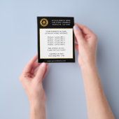 Aangepast aanbod voor services voor zakelijke Logo Flyer (Hand)