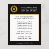 Aangepast aanbod voor services voor zakelijke Logo Flyer (Achterkant)