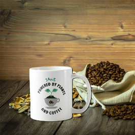 Aangepast aangedreven door Planten en koffie, Vega Koffiemok