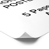 Aangepast aangepast 11-inch x 17-inch Poster doek (Hoek)