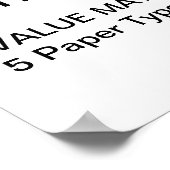 Aangepast aangepast 12-inch x 16-inch Poster met v (Hoek)