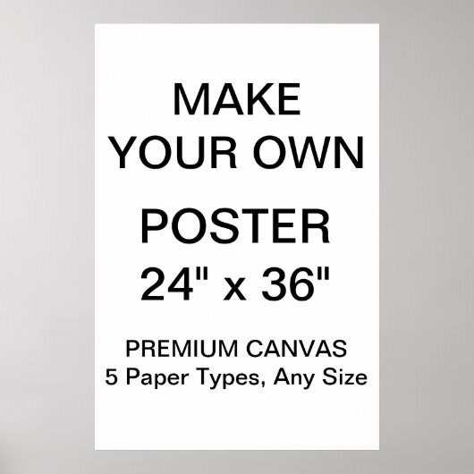 Aangepast, aangepast 24-inch x36-inch Premium Canv Poster (Voorkant)