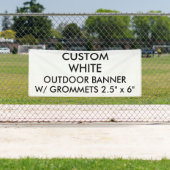 Aangepast, aangepast 2,5 x 6-inch buitenpaneel spandoek (Insitu)