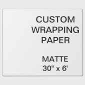 Aangepast, aangepast 30 x 6 inch matte papier voor (Vlak)