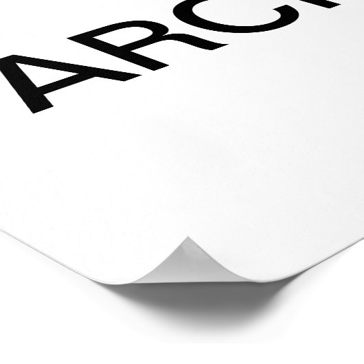 Aangepast, aangepast 36-inch x24-inch archiefpapie poster (Hoek)