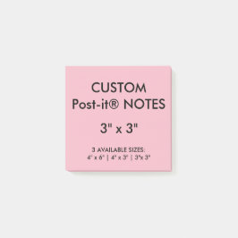 Aangepast, aangepast 3-inch vierkant Post-it® note