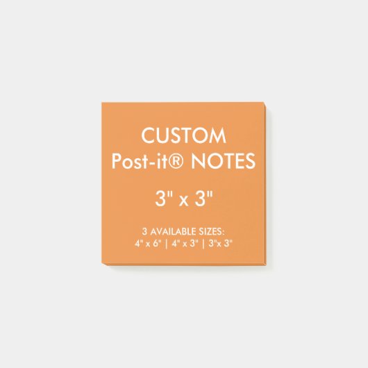 Aangepast, aangepast 3-inch vierkant Post-it® note (Voorkant)
