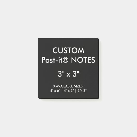 Aangepast, aangepast 3-inch vierkant Post-it® note (Voorkant)