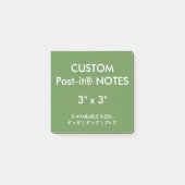 Aangepast, aangepast 3-inch vierkant Post-it® note (Voorkant)