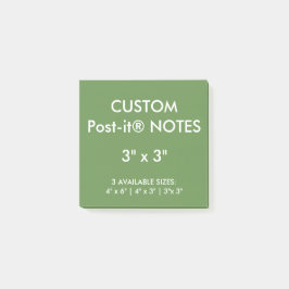 Aangepast, aangepast 3-inch vierkant Post-it® note