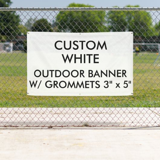 Aangepast, aangepast, 3 x 5-inch buitenste banner (Insitu)