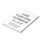 Aangepast, aangepast 40 Notitieblok voor wegwerppa (Linkerzijde)