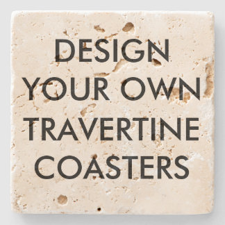 Aangepast, aangepast 4-inch travertijnse Onderzett Stenen Onderzetter