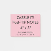 Aangepast, aangepast, 4 x 3 inch Post-it® notes le (Voorkant)